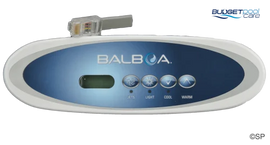Balboa Vl260 4 Buttonoval Topside Panel - Lcd Jets Light Down Up