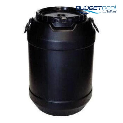 Black Plastic Drum 60L - Budget Pool Care