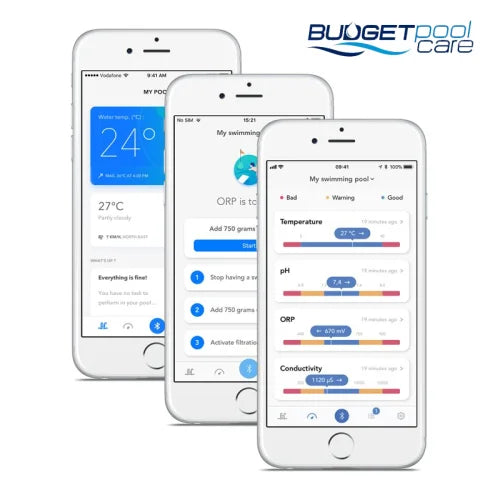 Blue Connect Plus Smart Pool Water Analyser at Budget Pool Care