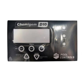 Pool Controls Replacement Front Label D10