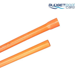CONDUIT VINIDEX 25MM X 4M ORANGE - Budget Pool Care