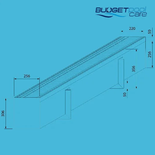 Daisy Below Ground Box Rollers - Small Daisy Pool Rollers