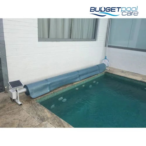 Daisy Electric Power Series Roller (Squat Sq Profile With Solar Panel) Daisy Pool Rollers