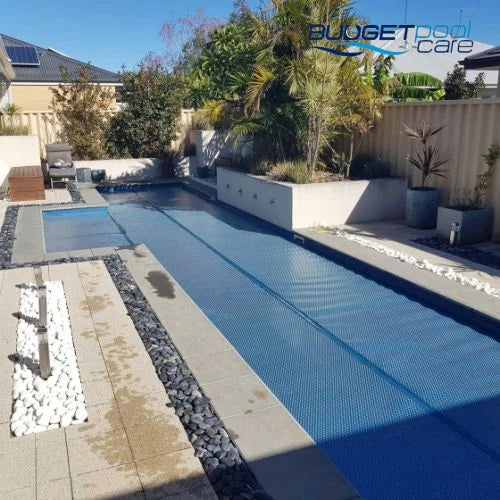 Daisy Solar Pool Cover 525B - Titanium Blue $22.50 Per M² Daisy Pool Covers