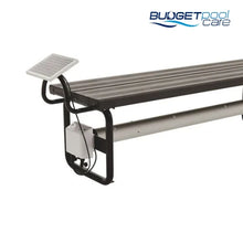 Load image into Gallery viewer, Daisy Under Bench Roller (Powered)- Charcoal Shimmer Daisy Pool Rollers