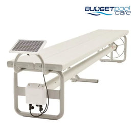 Daisy Under Bench Roller (Powered)- Clear Anodised Daisy Pool Rollers