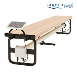 Daisy Under Bench Roller (Powered)- Light Oak Daisy Pool Rollers