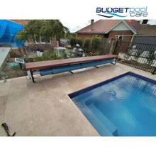 Load image into Gallery viewer, Daisy Under Bench Roller (Powered)- Western Red Cedar Daisy Pool Rollers