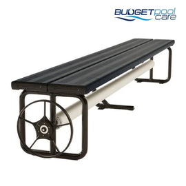 Daisy Under Bench Roller (Standard)- Charcoal Shimmer Daisy Pool Rollers