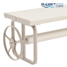 Load image into Gallery viewer, Daisy Under Bench Roller (Standard) - Clear Anodised Daisy Pool Rollers