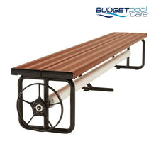 Load image into Gallery viewer, Daisy Under Bench Roller (Standard)- Western Red Cedar Daisy Pool Rollers