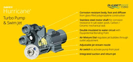 Davey Hurricane® H300M Turbo Pump & Swim-Jet System Pumps