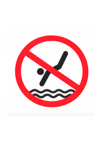 Load image into Gallery viewer, No DIVING SIGN