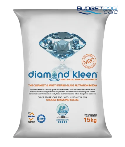Diamond Kleen Glass Filtration Media | M20 - Coarse Grade 15Kg Bag 11110001