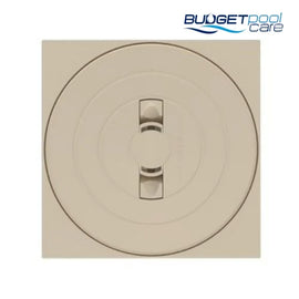 Dress Ring & Lid- Beige Square Frame Deck Lids