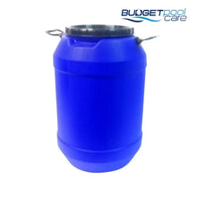 Load image into Gallery viewer, DRUM 60L BLUE W/BLACK LID - Budget Pool Care