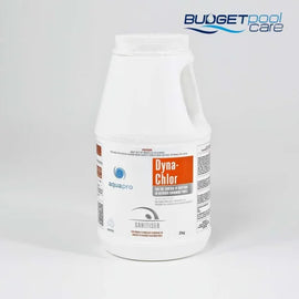 DYNA-CHLORINATOR STAB CHLORINE AQUAPRO 2KG - Budget Pool Care