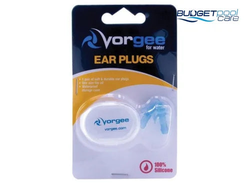 EAR PLUGS VORGEE SILICONE ASSORTED COLOURS - Budget Pool Care