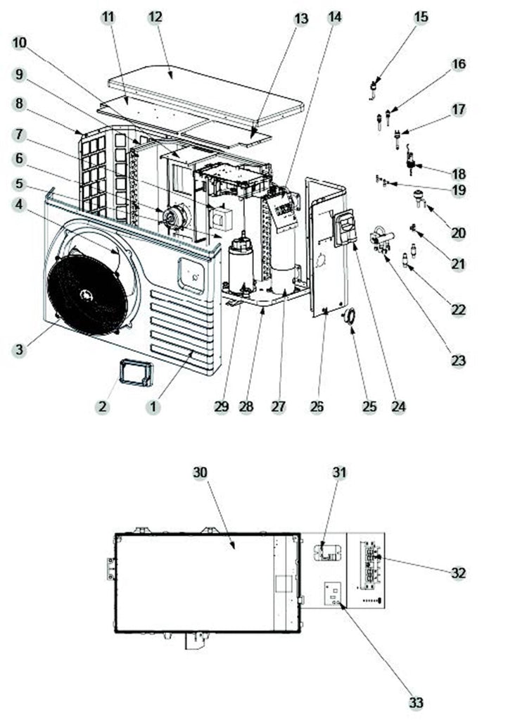 Astral Eco Inverter Heat Pump Display Screen