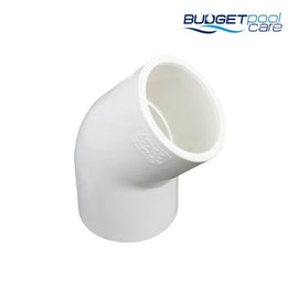 ELBOW PVC 45 DEGREE 50MM - Budget Pool Care