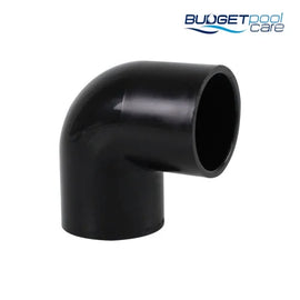 ELBOW PVC 90 DEGREE 40MM BLACK - Budget Pool Care