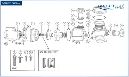 Ep Series Pumps Spare Parts 8 | Housing Gasket 22020007