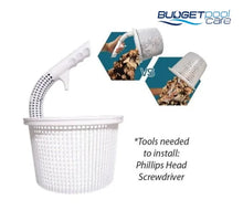 Load image into Gallery viewer, HANDLE - BASKET FLOWSKIM 12&quot; WHITE - Budget Pool Care