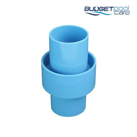 HOSE JOINER A/GOLD 38MM BLUE - Budget Pool Care