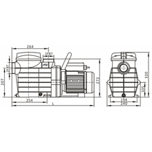 Load image into Gallery viewer, Hi-Flow Series Pool Pump 3.0HP