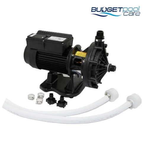 Jet Vac Booster Pump with flexi plumbing kit - Budget Pool Care