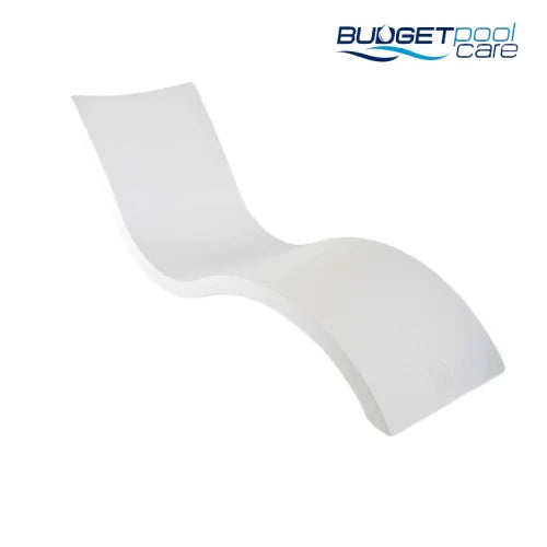 LEDGE LOUNGER CHAISE - WHITE - Budget Pool Care