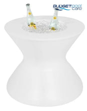 Load image into Gallery viewer, LEDGE LOUNGER ICE BIN SIDE TABLE WHITE - Budget Pool Care