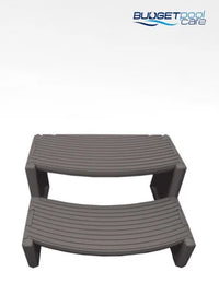 Life Spa & Hot Tub Step Charcoal Grey