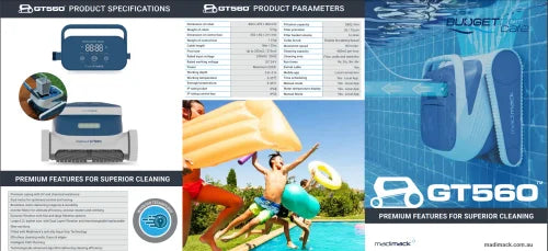 Madimack Gt560™ Pool Robot Robotic Cleaners