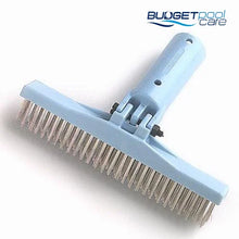 Load image into Gallery viewer, Magnor 22cm Algae Brush - Stainless Steel - Budget Pool Care
