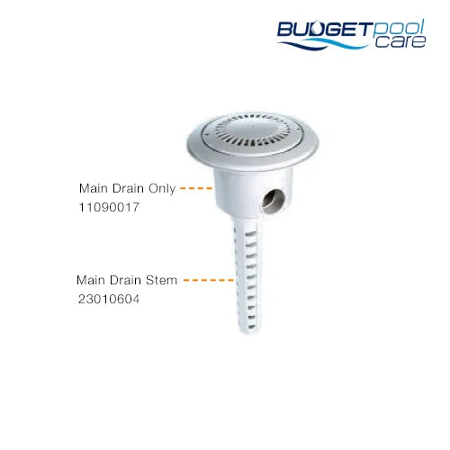 Main Drain & Hydrostatic Valve D1200 | Only - White 11090017 Plumbing