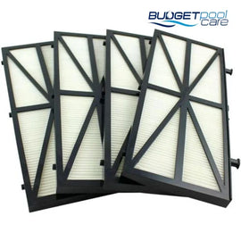 Maytronics Dolphin Robotic Pool Cleaner Cartridge Net Filter Kit 4 Pack Rx Ultra Fine -