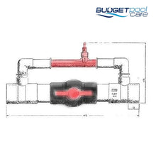 Load image into Gallery viewer, Mazzei Injector with 50mm Manifold - Budget Pool Care