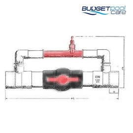 Mazzei Injector with 50mm Manifold - Budget Pool Care