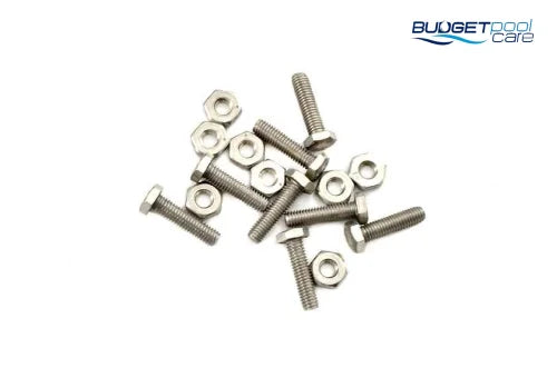 NUT & BOLT SET DAVEY STROUD S/STEEL - Budget Pool Care