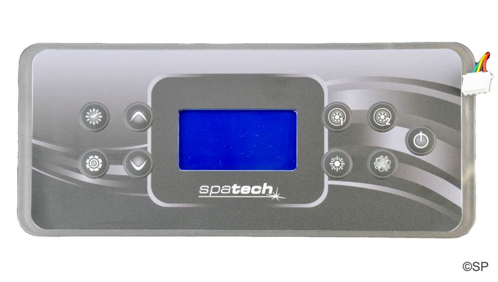 Spa-Tech MP30 2 Pump Touchpad and Overlay