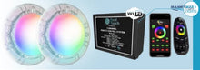 Load image into Gallery viewer, Pal Evenglow Flush Mount Kit Multi Colour Concrete Dual Wifi Pack (Max 8 Lights) / Pool Light