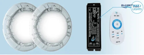 Pal Evenglow Flush Mount Kit White Concrete Dual Pack (Max 2 Lights) / Pool Light