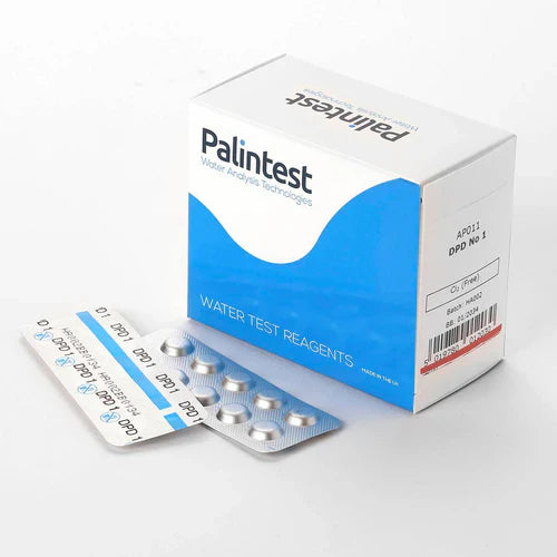 Palintest DPD 1 Photometer Test Tablets – 250 Pack (AP011) for Pool Water Chlorine Testing