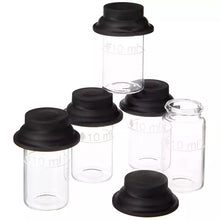 Load image into Gallery viewer, Palintest Photometer Test Tube (short) glass, 10ml black rubber lid for PoolTest 6 &amp; 3 (pack of 5) - PT555