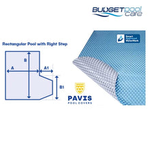 Load image into Gallery viewer, Pavis Solar Pool Covers With Right Hand Step - Budget Pool Care