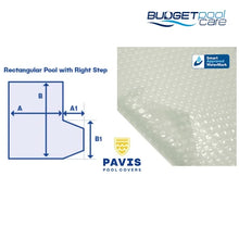 Load image into Gallery viewer, Pavis Solar Pool Covers With Right Hand Step - Budget Pool Care