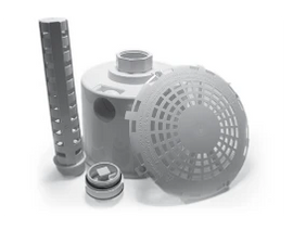 Pentair Small Drain & Hydrostatic Relief Valve with Pilot Tube & Cover for Concrete