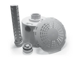 Pentair Small Drain & Hydrostatic Relief Valve with Pilot Tube & Cover for Concrete
