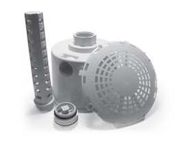 Pentair Main Drain & Hydrostatic Relief Valve with Pilot Tube & Cover